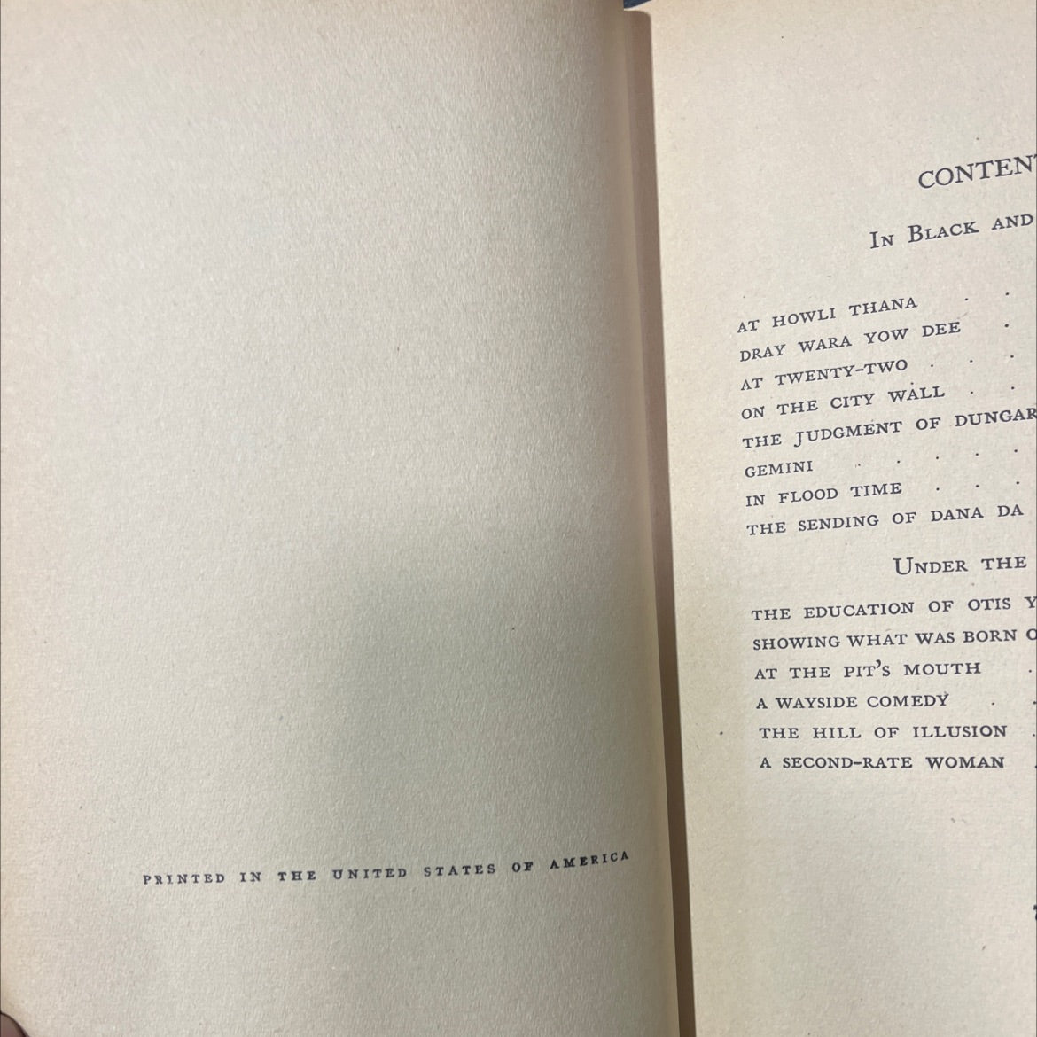city wall in black and white book, by Rudyard Kipling, 1970 Hardcover image 3