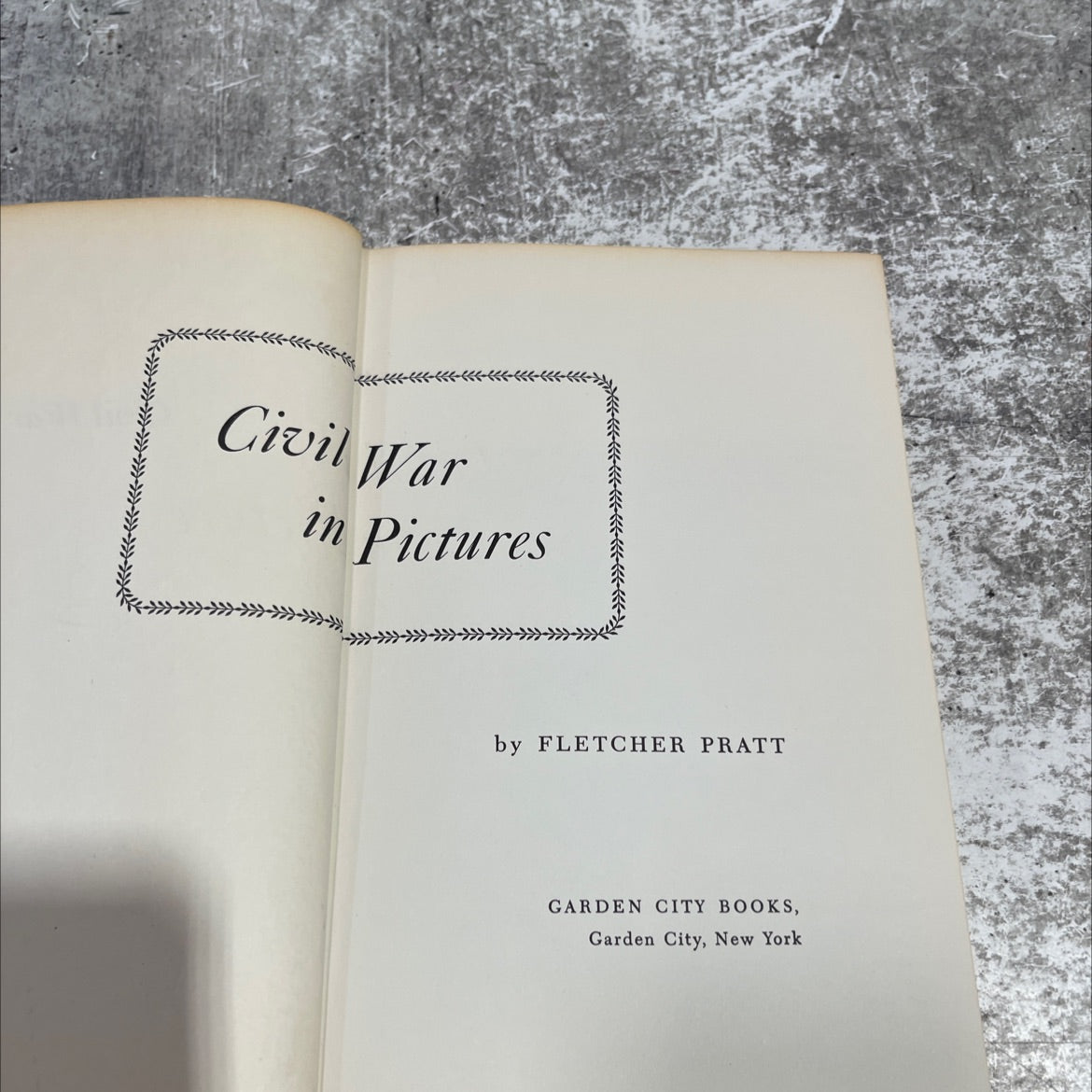 civil war in pictures book, by fletcher pratt, 1955 Hardcover image 2