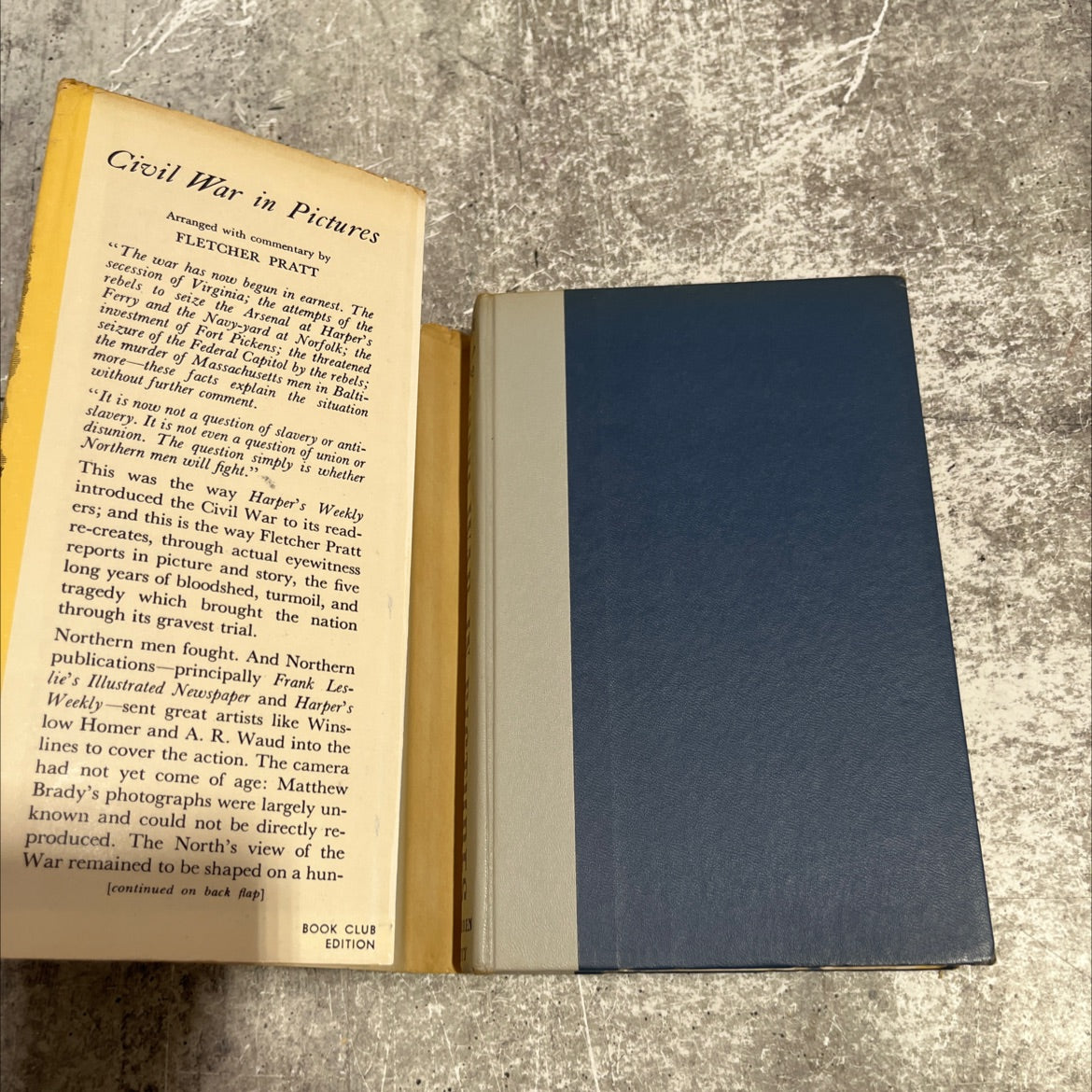 civil war in pictures book, by fletcher pratt, 1955 Hardcover image 4