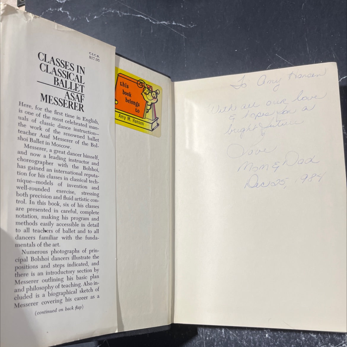 classes in classical ballet book, by asaf messerer, 1975 Hardcover image 4