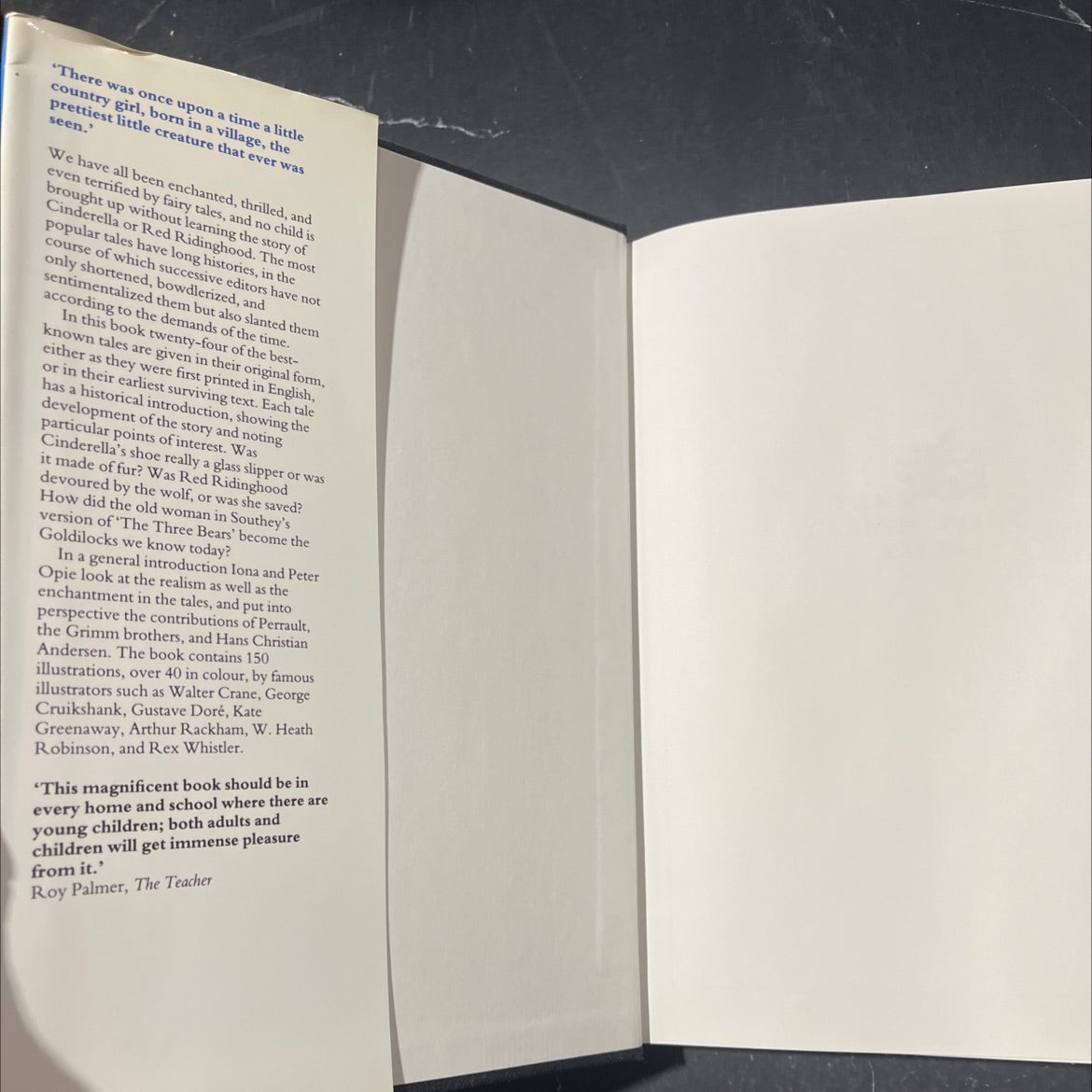 classic fairy tales book, by Iona and Peter Opie, 1995 Hardcover image 4