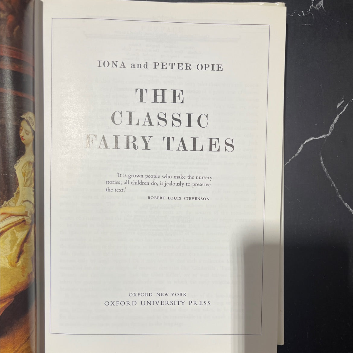classic fairy tales book, by Iona and Peter Opie, 1995 Hardcover image 2