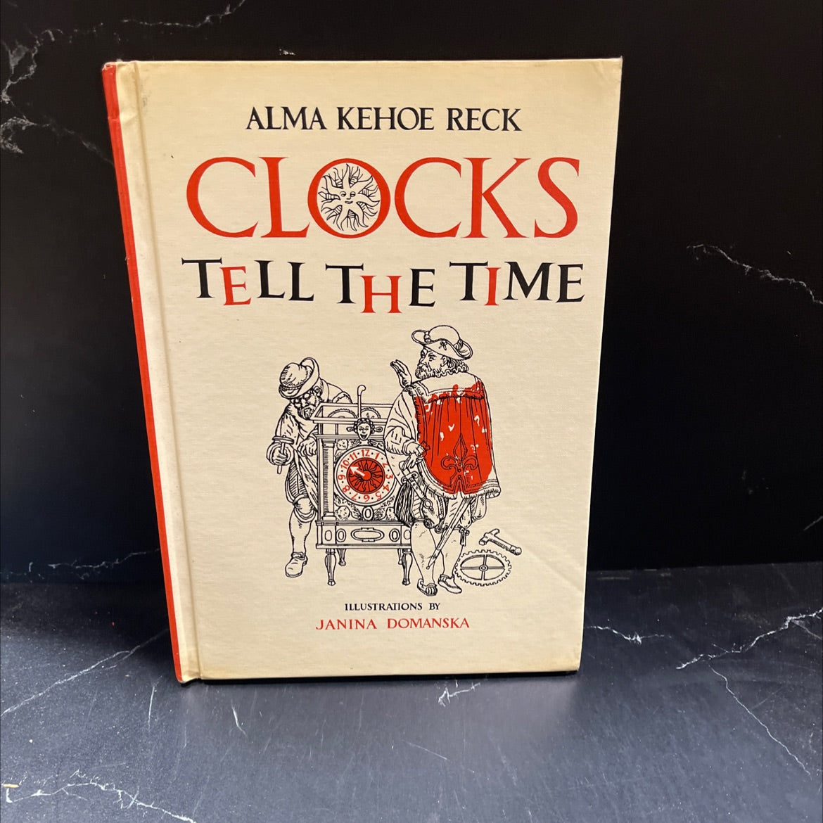 clocks tell the time book, by ja alma kehoe reck, 1960 Hardcover image 1