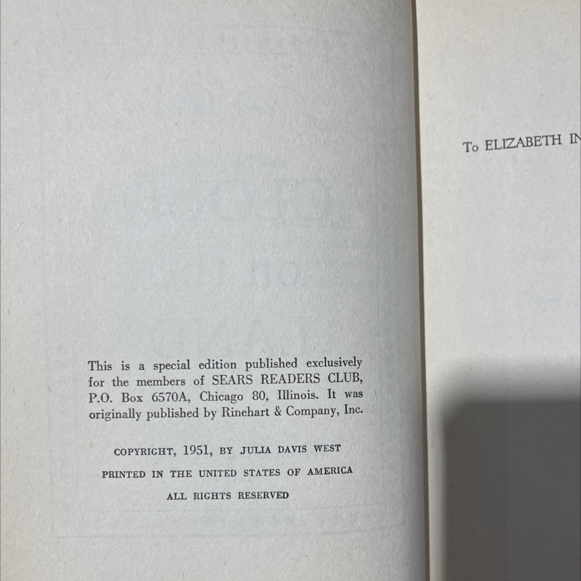 cloud on the land book, by julia davis, 1951 Hardcover image 3
