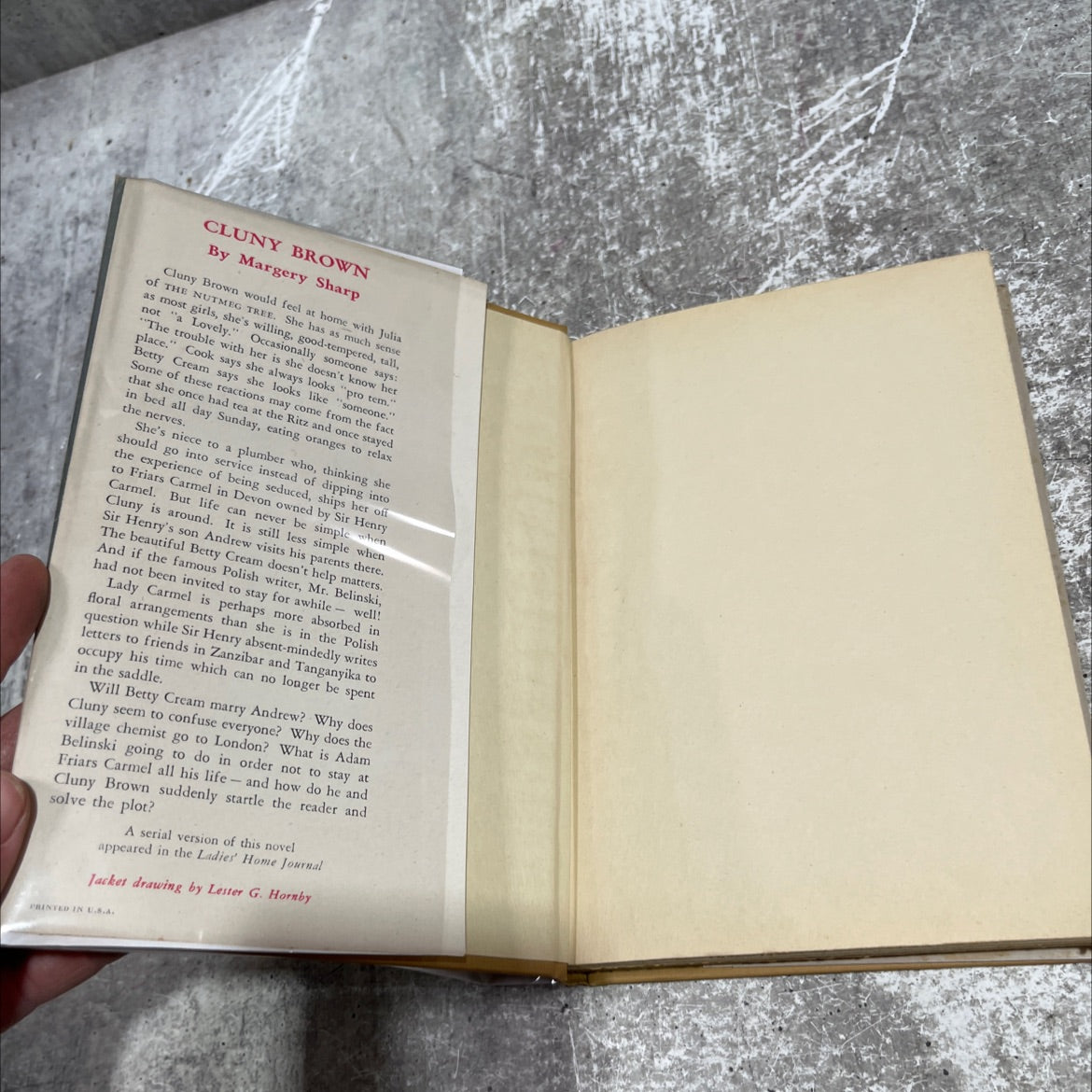 cluny brown book, by margery sharp, 1944 Hardcover image 4