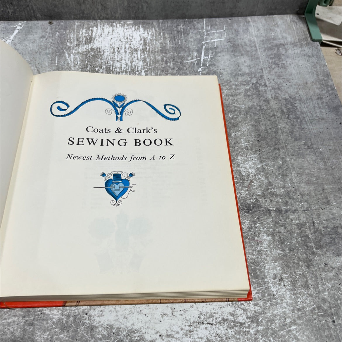 coats & clark's sewing book book, by unknown, 2008 Hardcover image 2