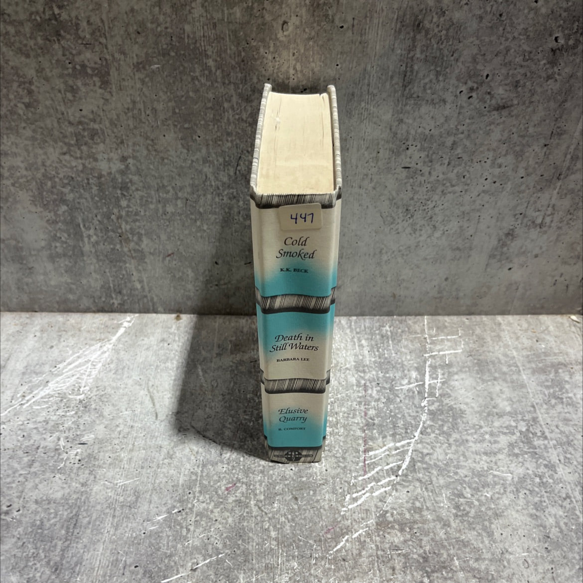 cold smoked book, by k.k. beck, 1995 Hardcover image 4