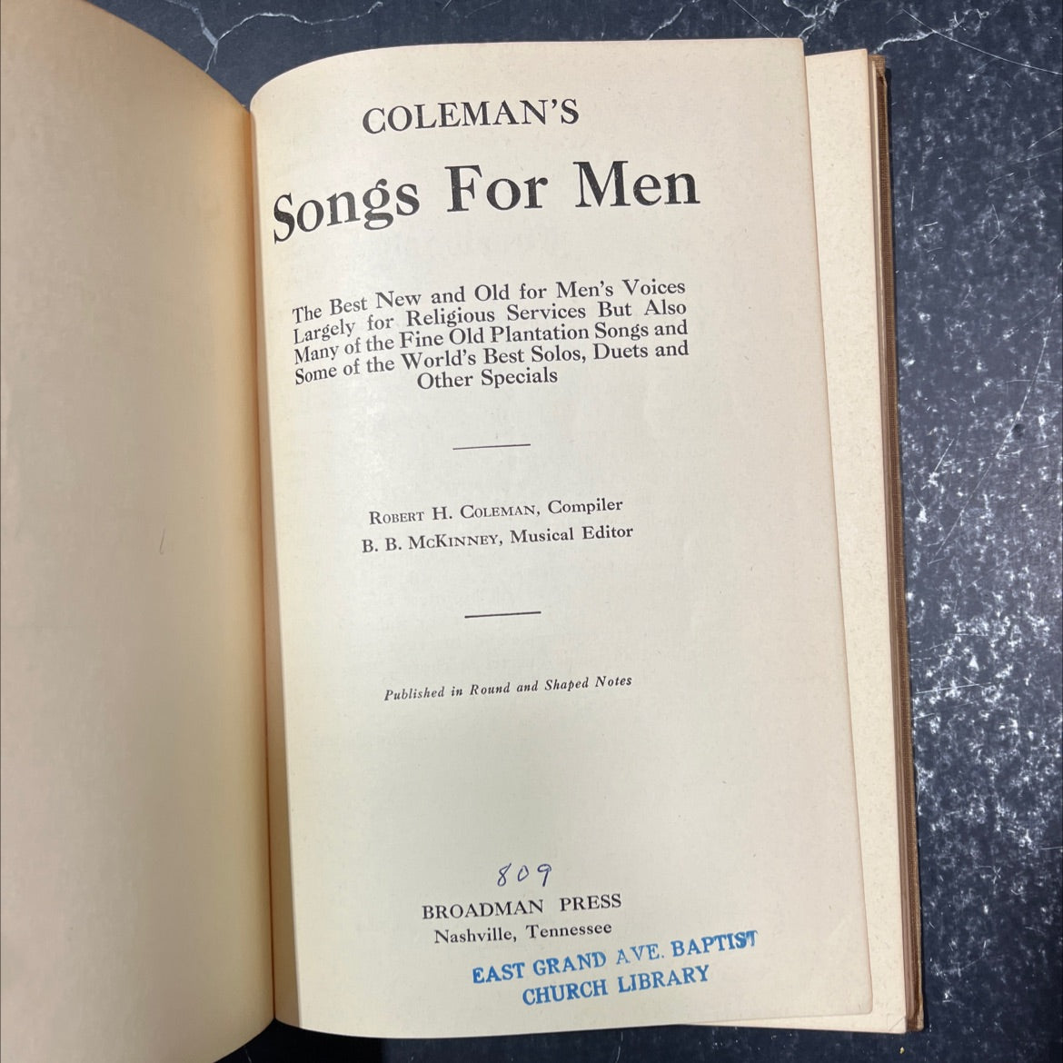 coleman’s songs for men the best new and old for men's voices largely for religious services but also many of the fine image 2