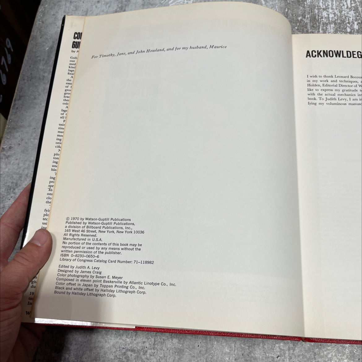 collage a complete guide for artists book, by anne brigadier, 1970 Hardcover image 3