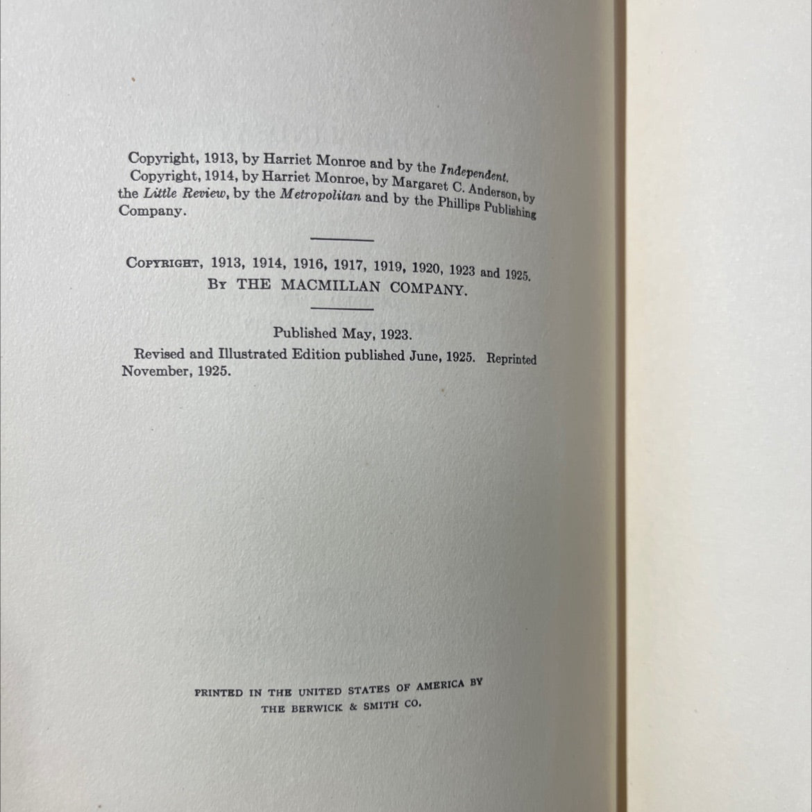 collected poems by vachel lindsay revised and illustrated edition book, by Vachel Lindsay, 1925 Hardcover image 3
