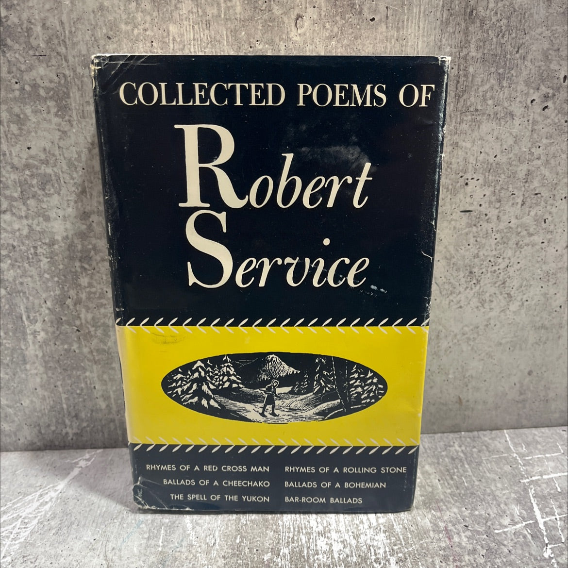 collected poems book, by robert service, 1940 Hardcover image 1