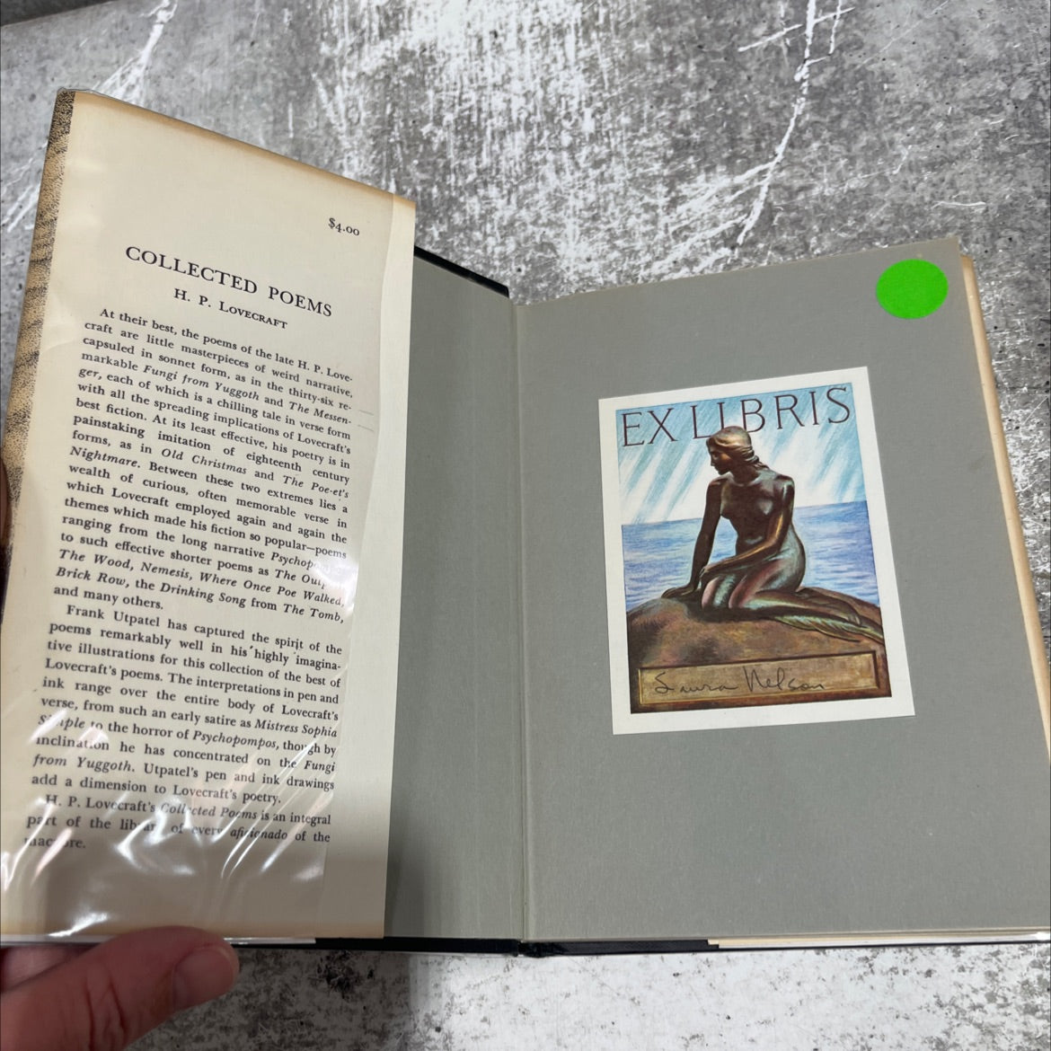 collected poems book, by h. p. lovecraft, 1963 Hardcover, Rare, Vintage image 4
