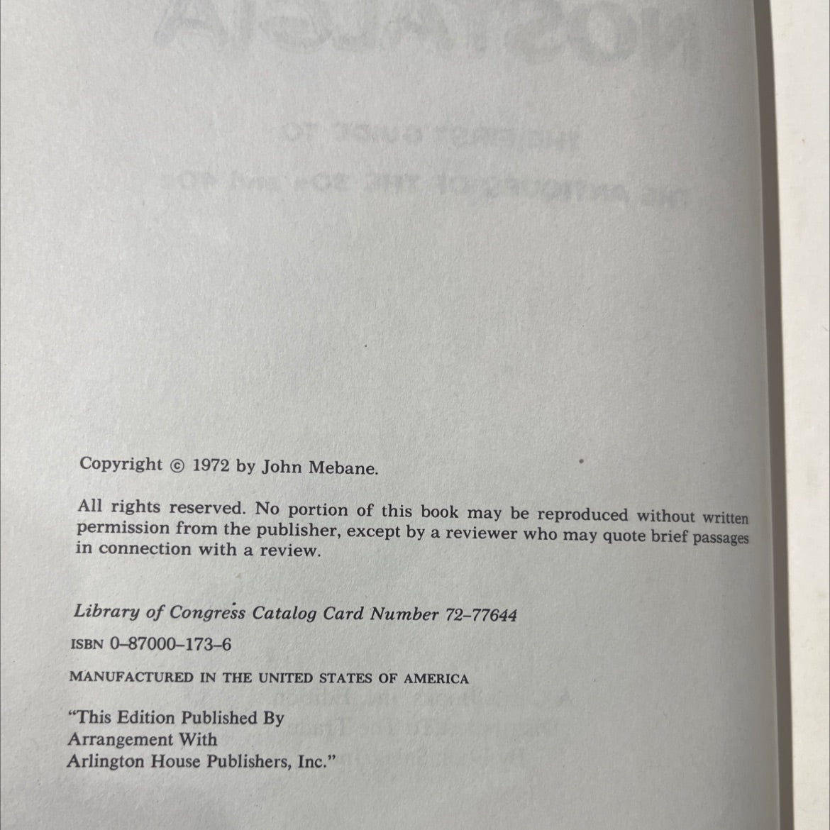 collecting nostalgia the first guide to the antiques of the 30s and 40s book, by john mebane, 1972 Hardcover image 3