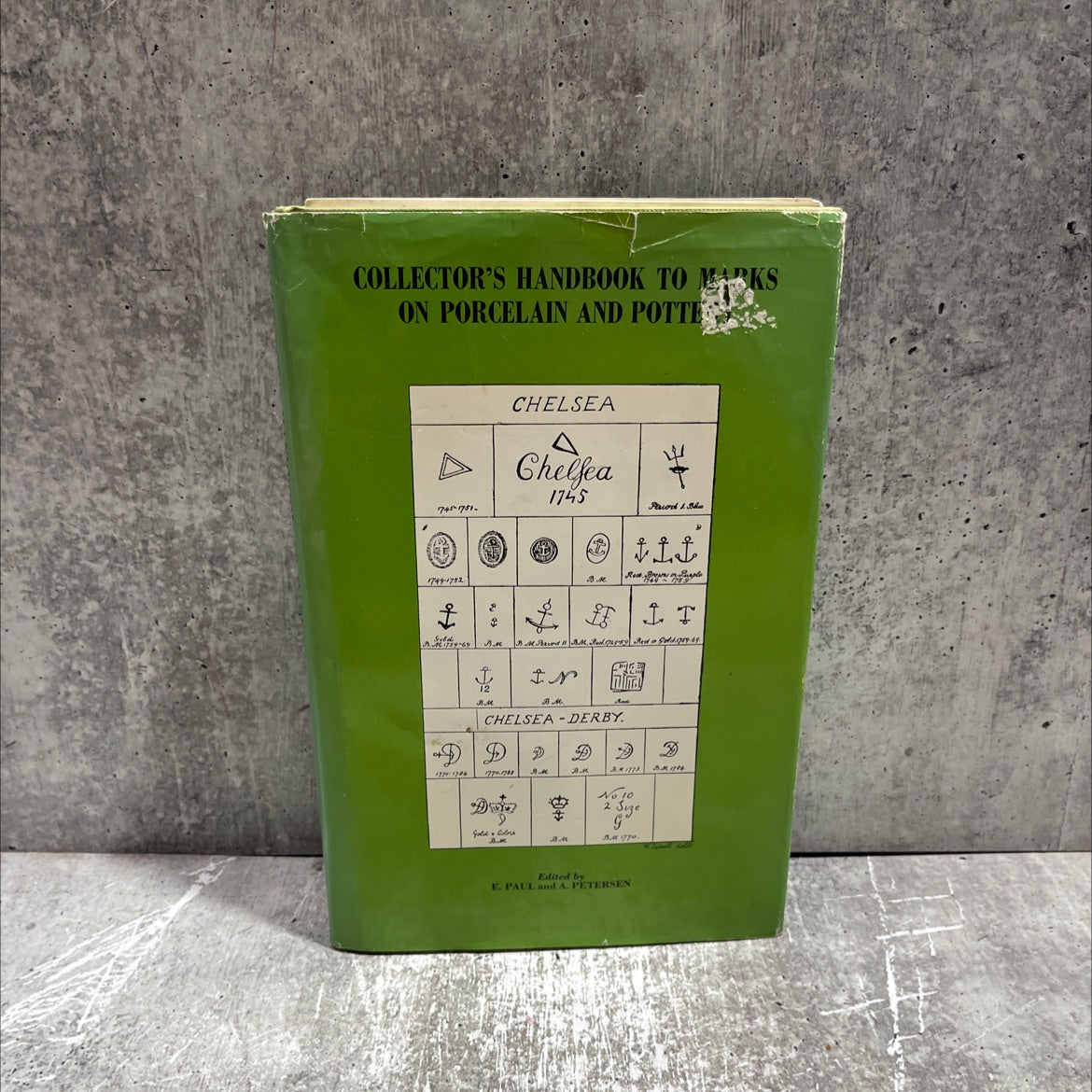 collector's handbook to marks on porcelain and pottery book, by e. paul and a. peterson, 1974 Hardcover image 1
