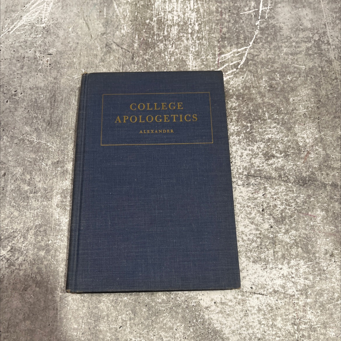college apologetics book, by rev. anthony f. alexander, 1954 Hardcover image 1
