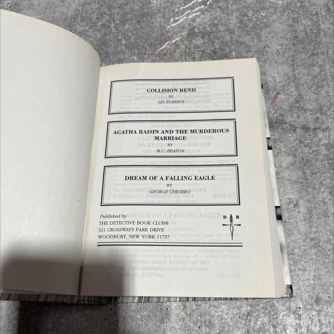 collision bend book, by les roberts, 1996 Hardcover image 2
