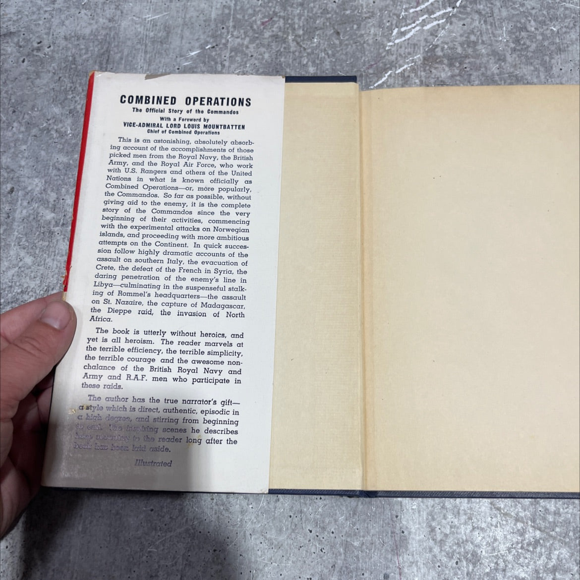 combined operations the official story of the commandos book, by unknown, 1943 Hardcover image 4