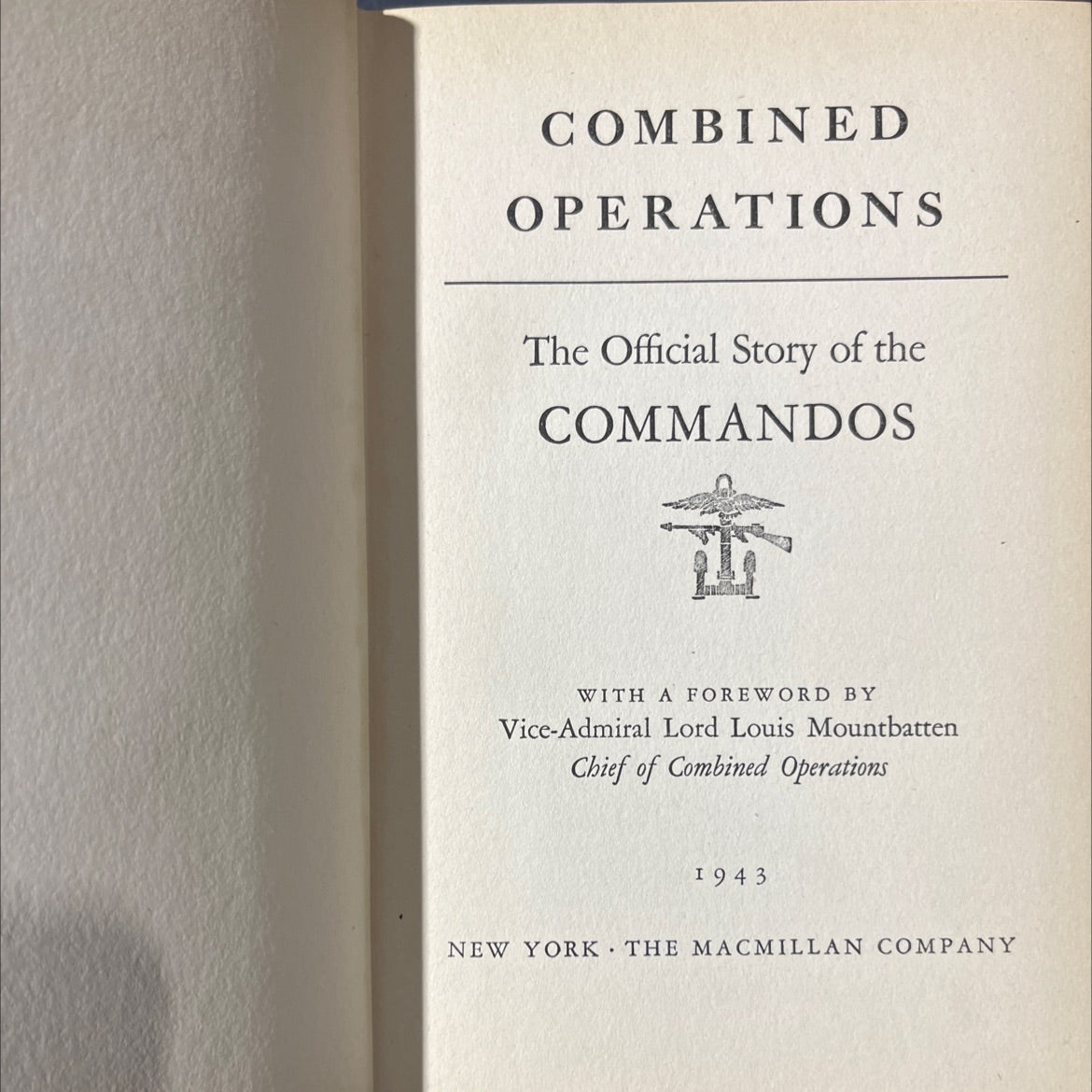 combined operations the official story of the commandos book, by unknown, 1943 Hardcover image 2