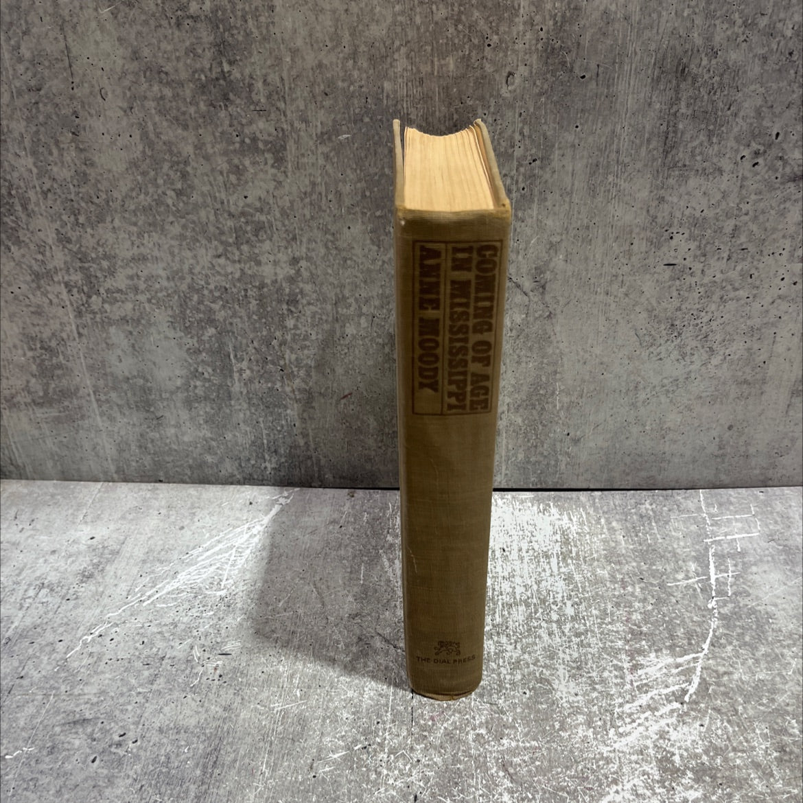 coming of age in mississippi book, by anne moody, 1968 Hardcover image 4