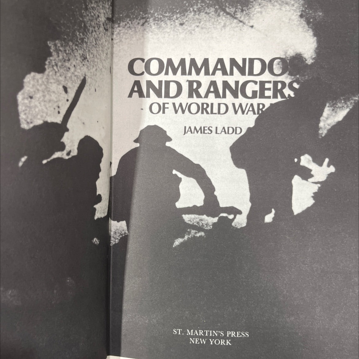 commando and rangers of world war book, by james ladd, 1978 Hardcover image 2