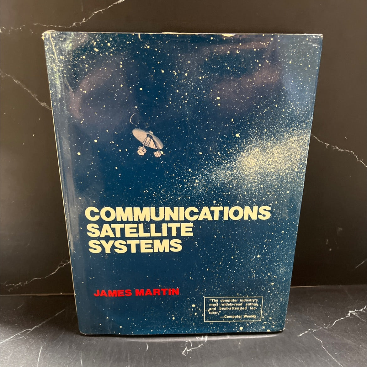 communications satellite systems book, by james martin, 1978 Hardcover image 1
