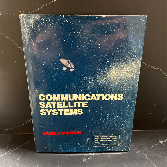 communications satellite systems book, by james martin, 1978 Hardcover image 1