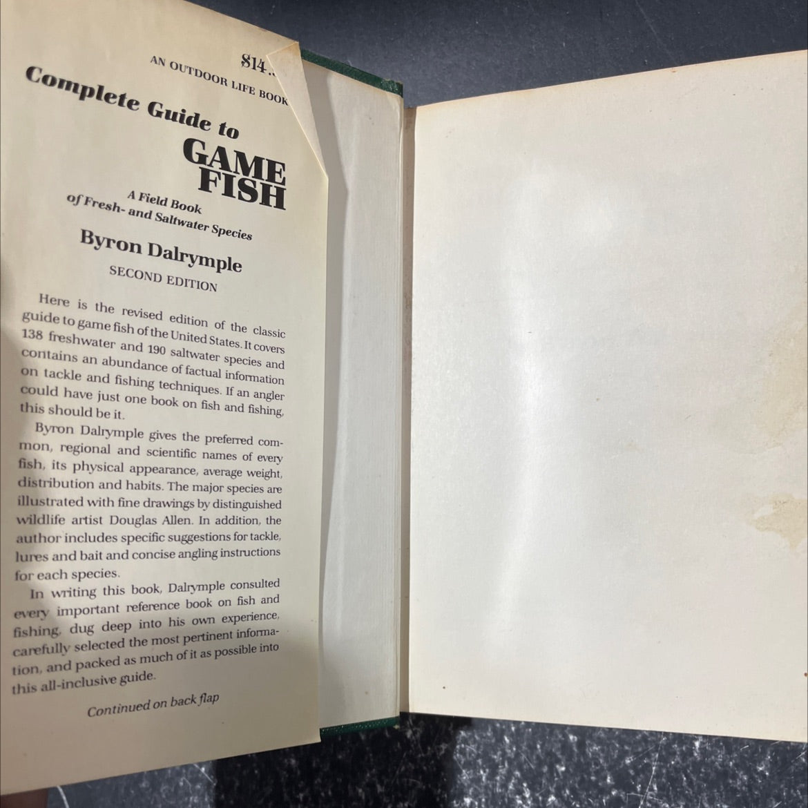 complete an outdoor life book guide to game fish a field book of fresh- and saltwater species book, by Byron Dalrymple, image 4