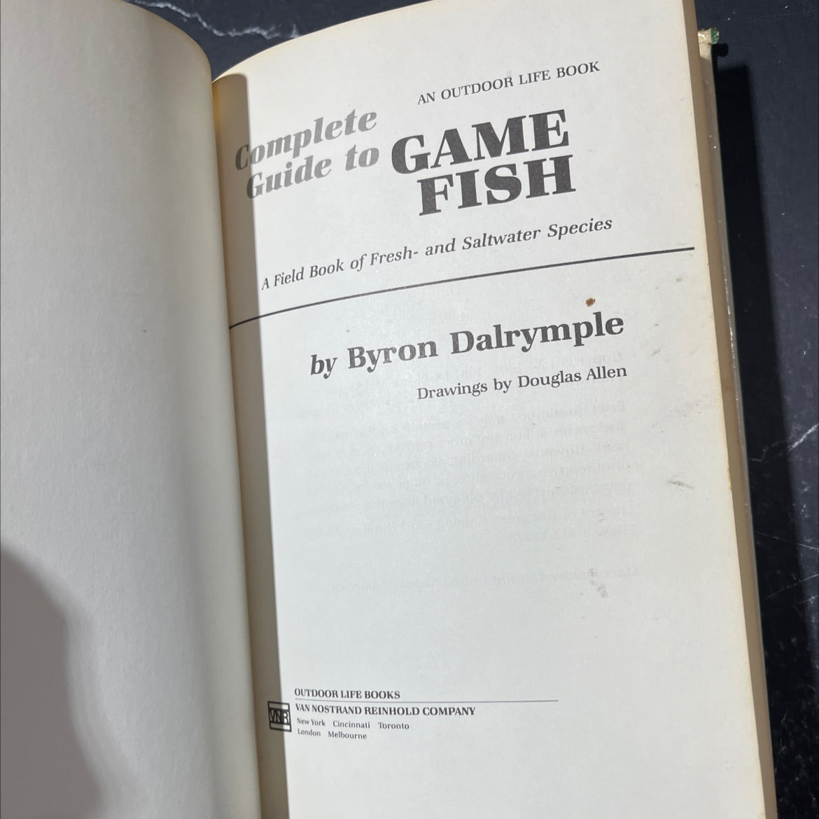complete an outdoor life book guide to game fish a field book of fresh- and saltwater species book, by Byron Dalrymple, image 2