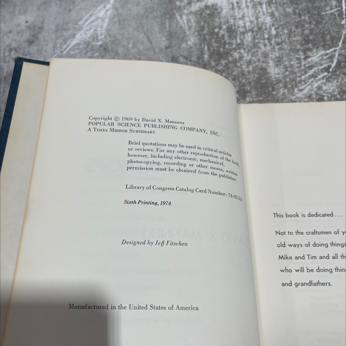 complete book of home workshops book, by david x. manners, 1974 Hardcover image 3