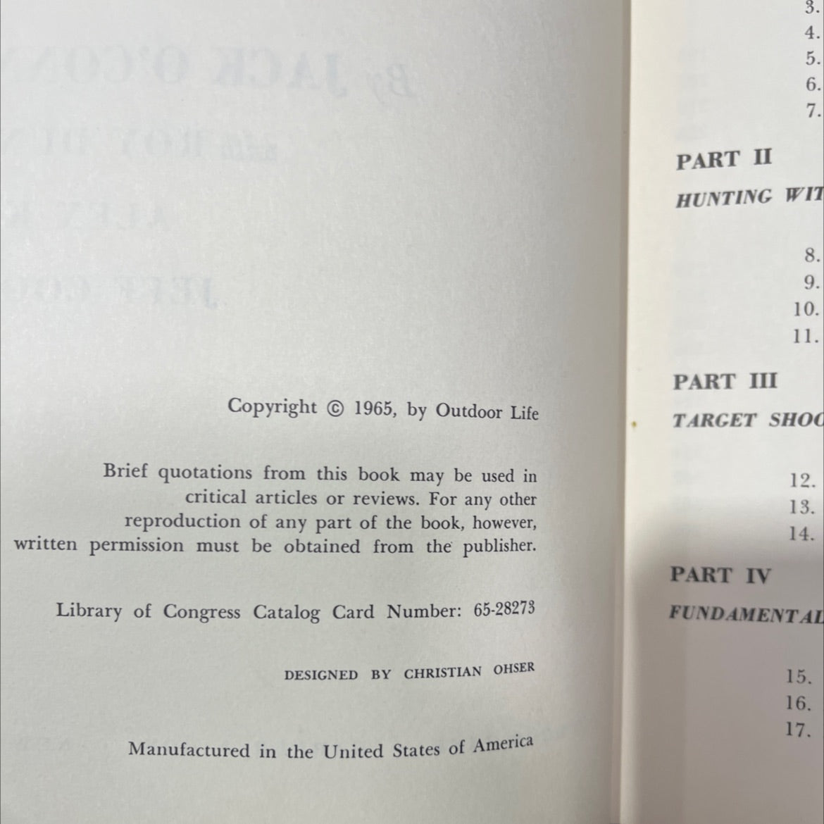 complete book of shooting book, by jack o'connor, 1965 Hardcover image 3