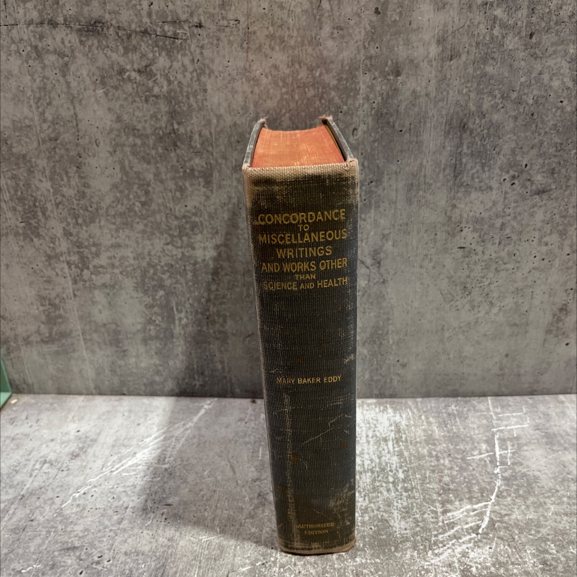 complete concordance to miscellaneous writings book, by mary baker eddy, 1934 Hardcover image 4
