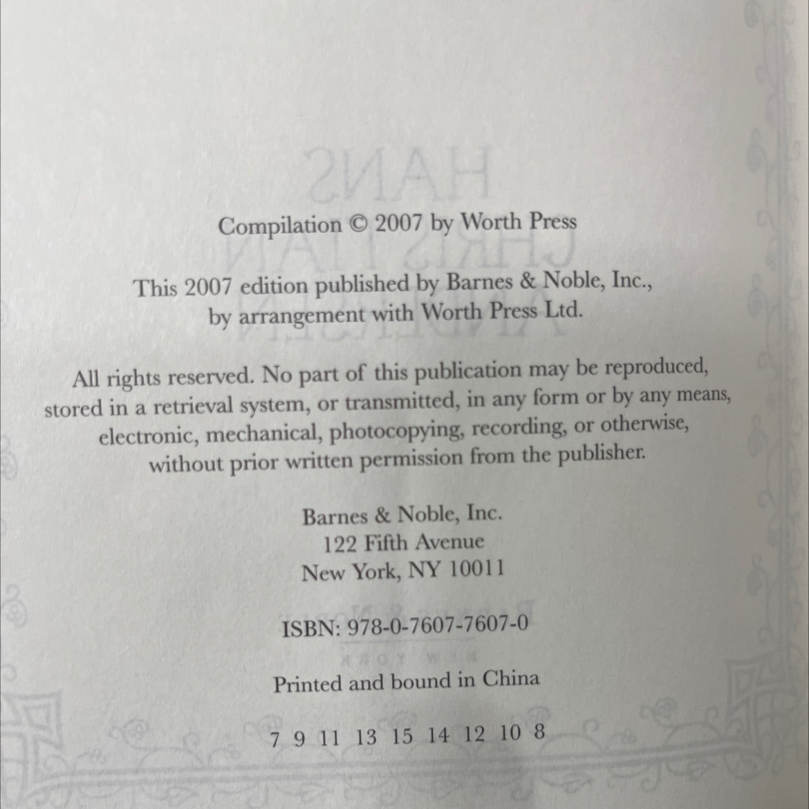 complete fairy tales of hans christian andersen book, by hans christian andersen, 2007 Leather image 3