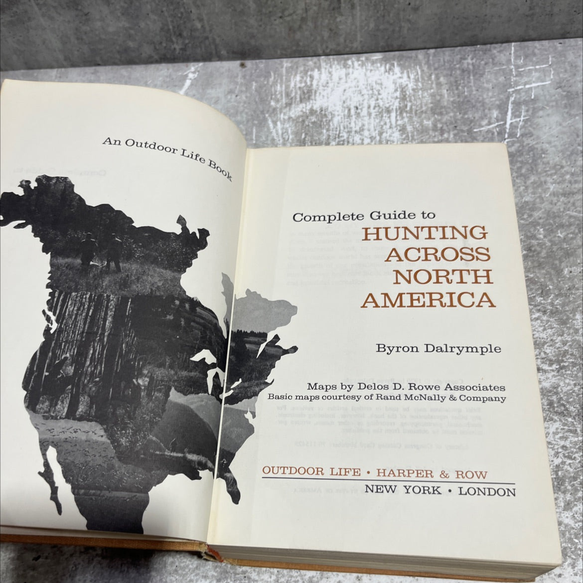 complete guide to hunting across north america book, by byron dalrymple, 1970 Hardcover image 2