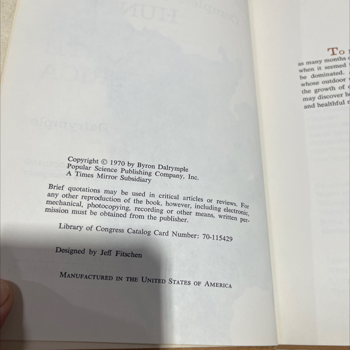 complete guide to hunting across north america book, by byron dalrymple, 1970 Hardcover image 3