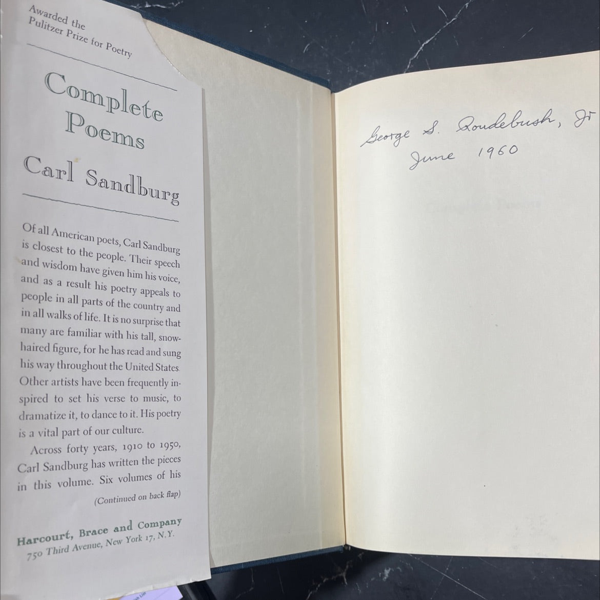 complete poems book, by carl sandburg, 1950 Hardcover image 4