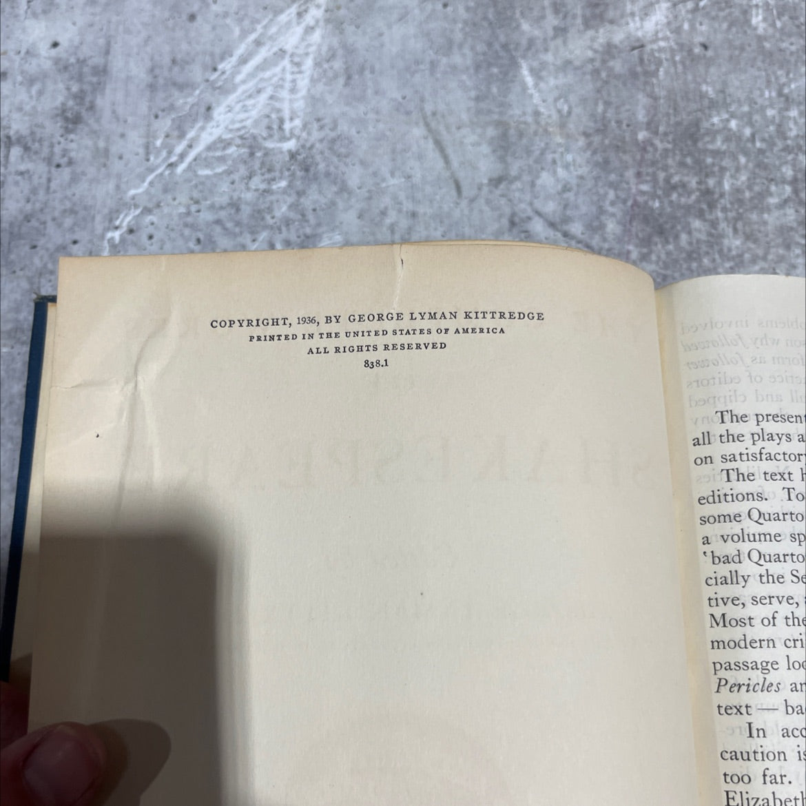 complete works of shakespeare book, by william shakespeare, 1936 Hardcover image 3