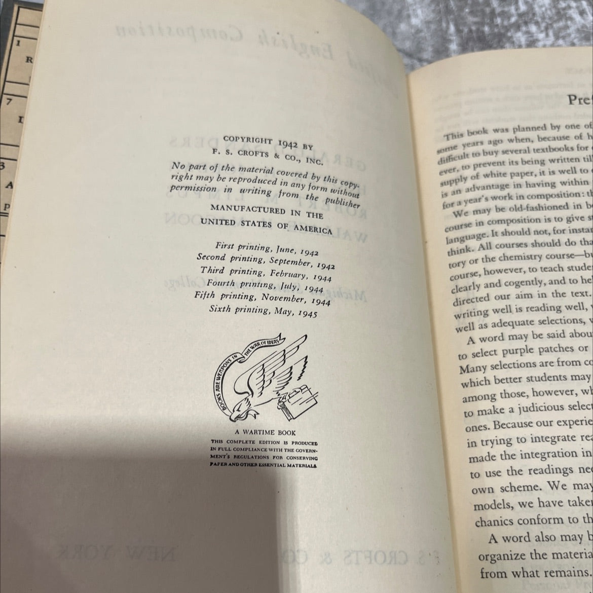 composition and rhetoric book, by gerald d. sanders, hoover h. jordan, robert m. limpuss, wallace h. magoon, 1945 image 3
