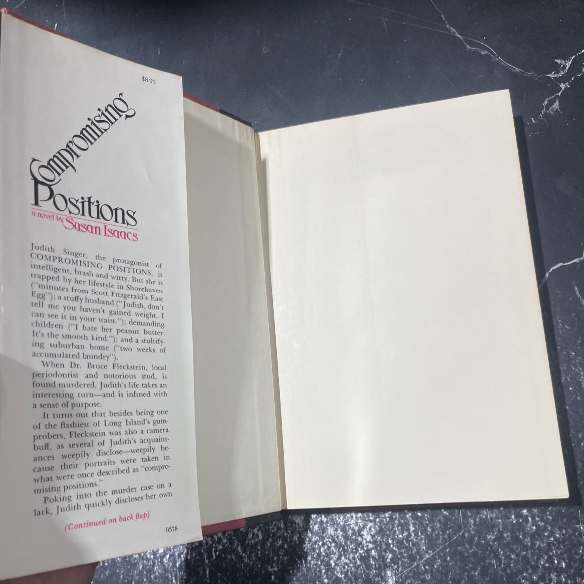 compromising positions book, by susan isaacs, 1978 Hardcover image 4