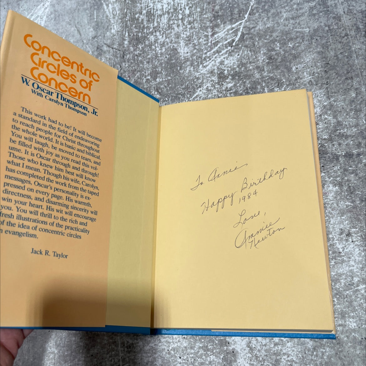 concentric circles of concern book, by w. oscar thompson, jr., 1981 Hardcover image 4