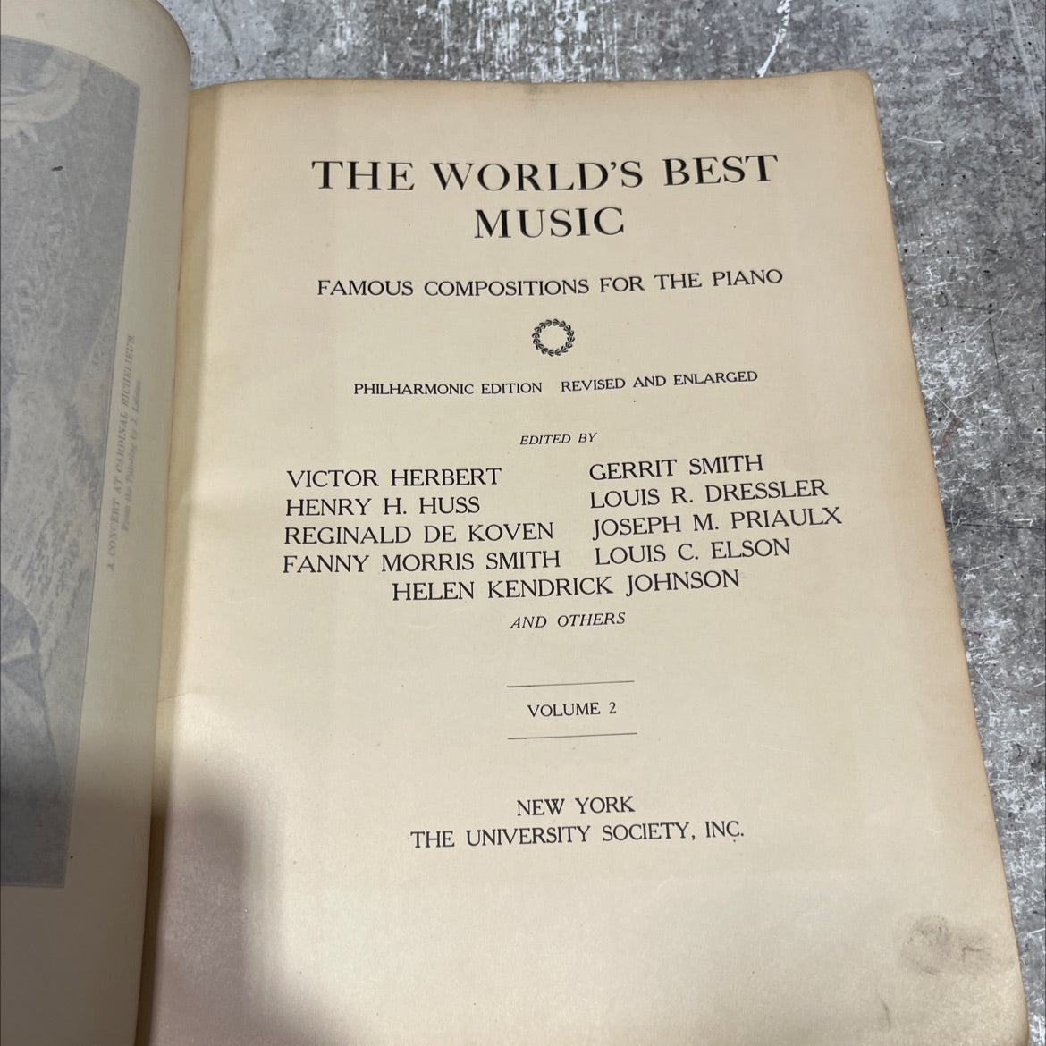 concert at cardinal richelieu's the world's best music famous compositions for the piano philharmonic edition revised image 2
