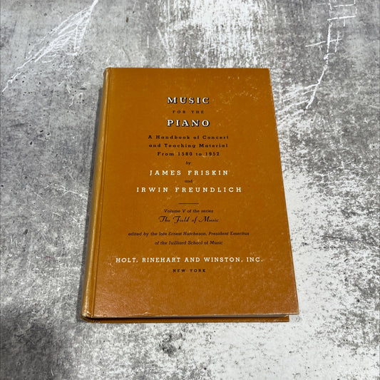 concert band book, by Richard Franko Goldman, 1954 Hardcover image 1