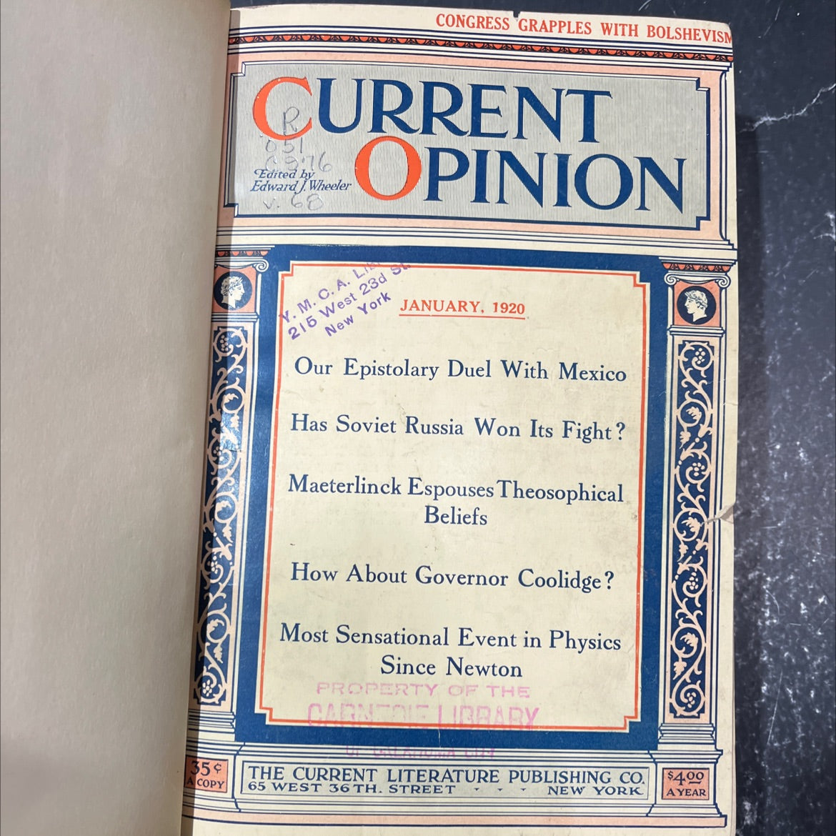 congress grapples with bolshevism book, by Edward Wheeler, 1920 Hardcover image 2