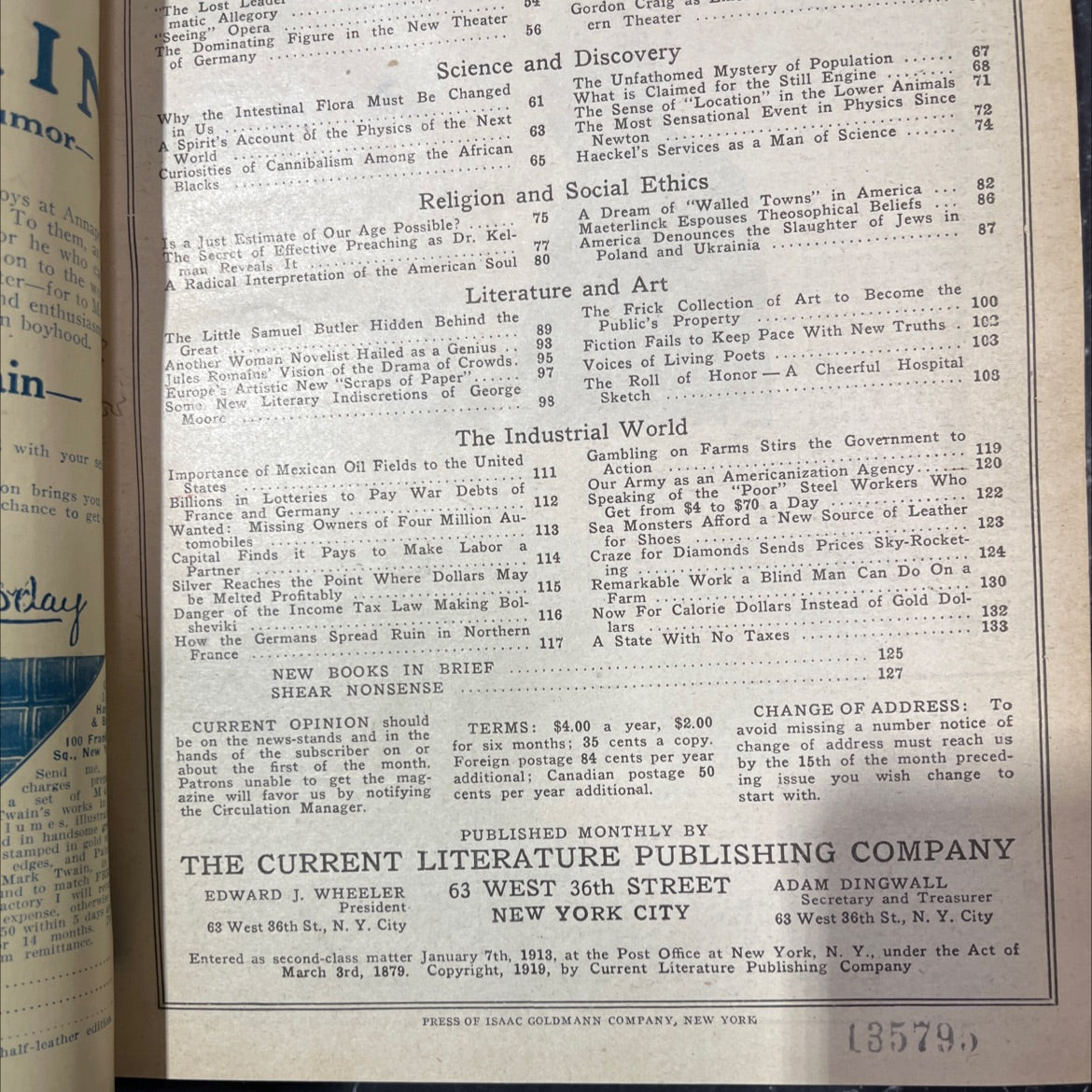 congress grapples with bolshevism book, by Edward Wheeler, 1920 Hardcover image 3