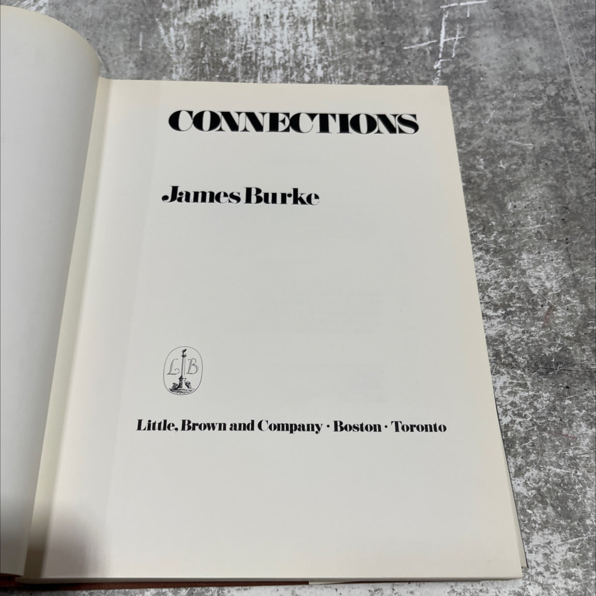 connections book, by james burke, 1978 Hardcover image 2