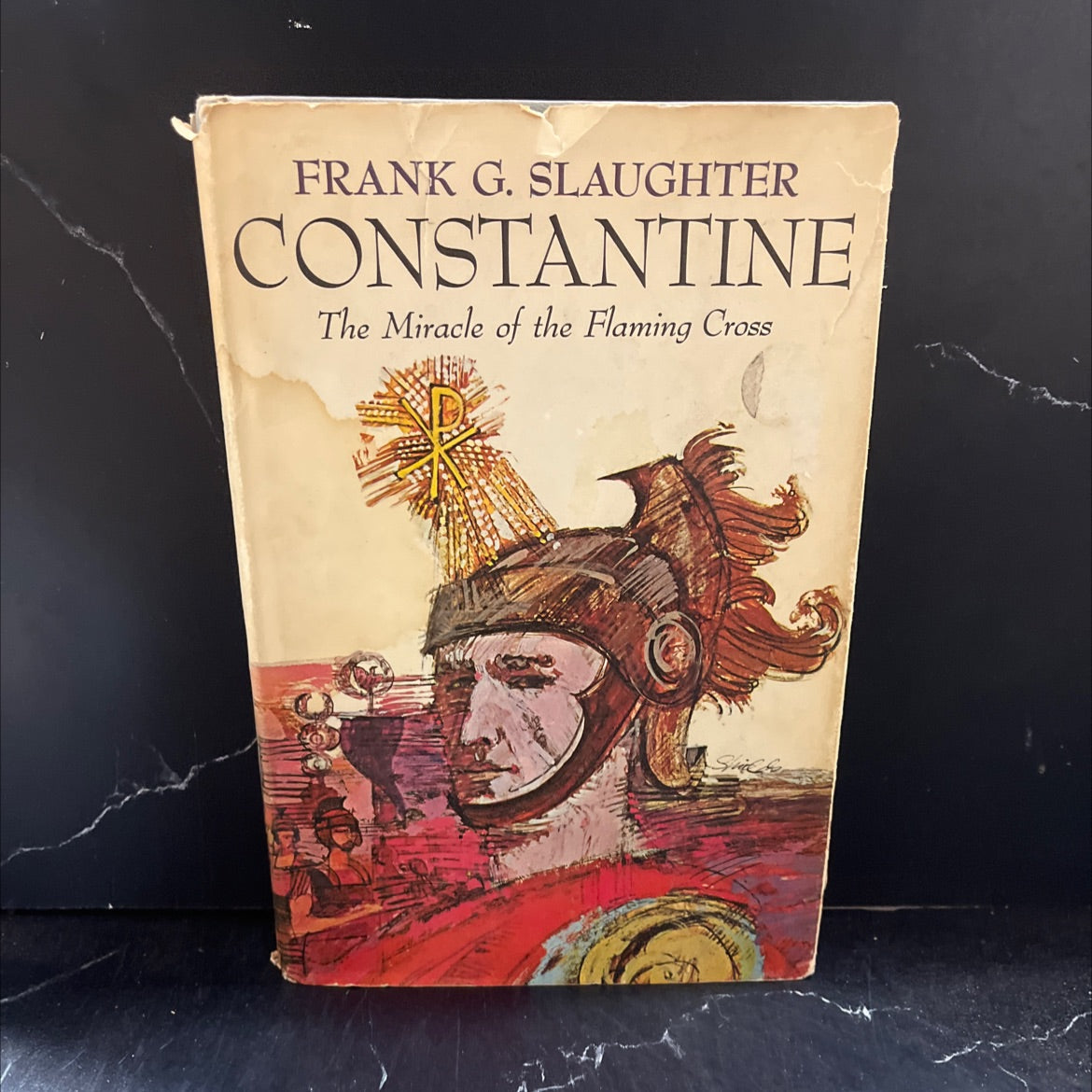 constantine the miracle of the flaming cross book, by Frank G. Slaughter, 1965 Hardcover image 1