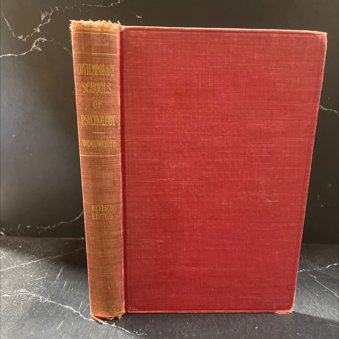 contemporary schools of psychology book, by robert s. woodworth, 1948 Hardcover image 1