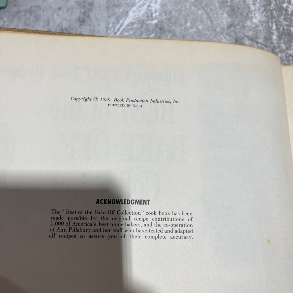 cookies book, by edited and adapted by willsbury, 1959 Hardcover image 3
