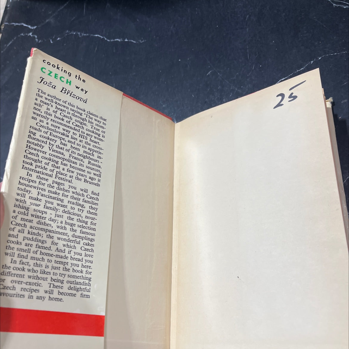 cooking the czech way book, by joža břízová, 1960 Hardcover image 4