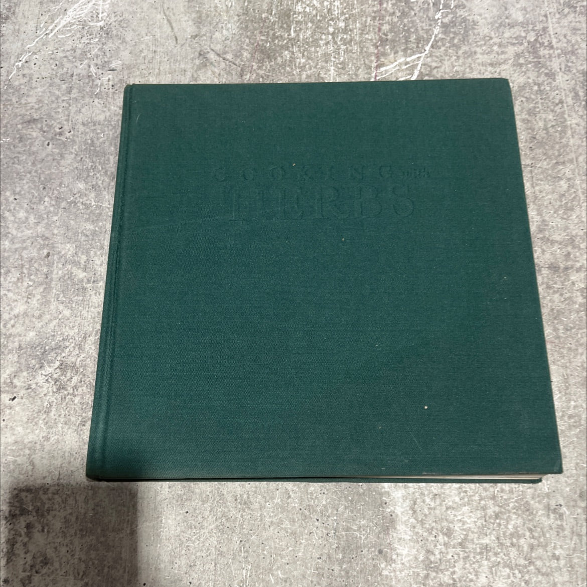cooking with herbs book, by emelie tolley and chris mead, 1989 Hardcover image 1