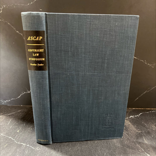 copyright law symposium number twelve book, by unknown, 1963 Hardcover image 1